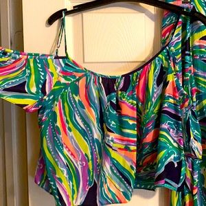 2 piece Lilly Pulitzer Posey gaucho set